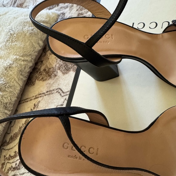 Gucci Women's Marmont High Block Heel Sandals - Picture 5 of 9